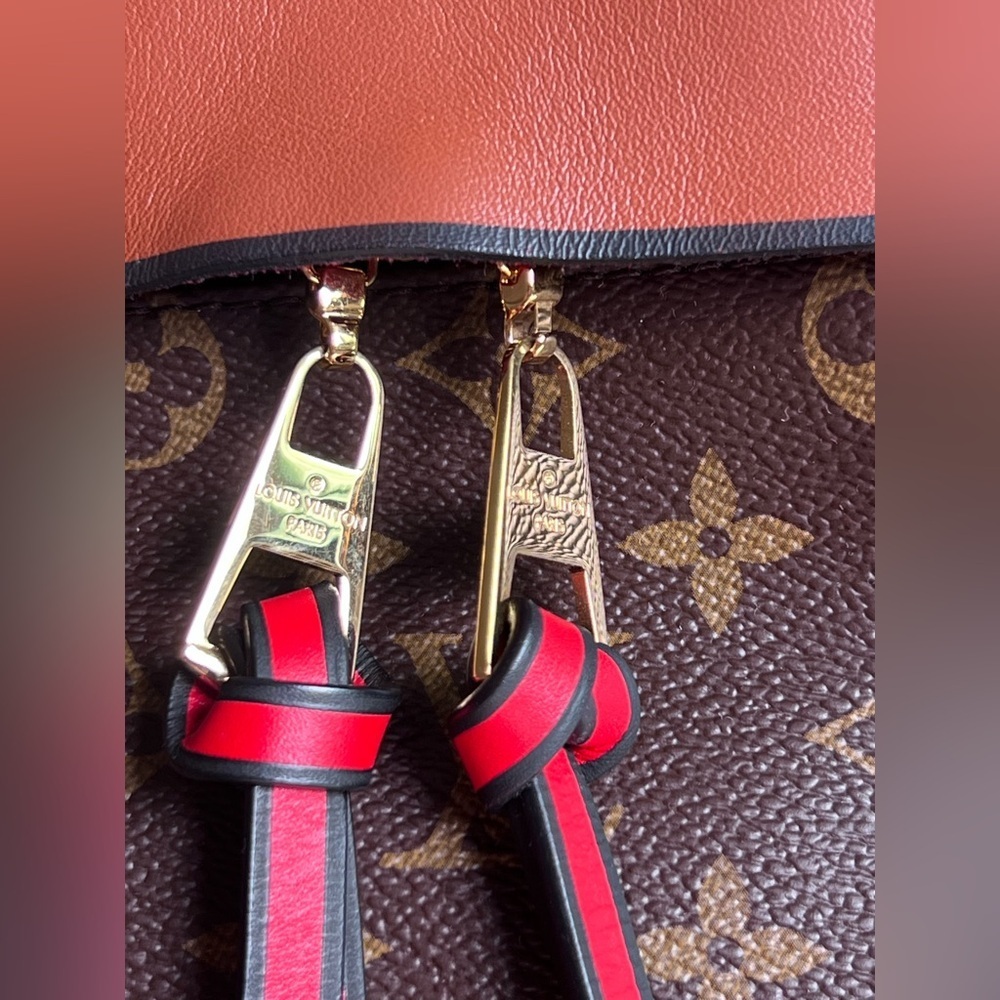 Louis Vuitton GM TUILERIES BESACE HOBO Monogram Camel Leather Shoulder Tote Bag - Picture 14 of 14